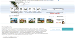 Desktop Screenshot of galeriaprojektow.pl