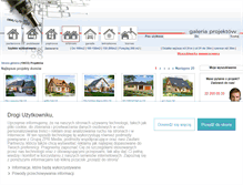 Tablet Screenshot of galeriaprojektow.pl